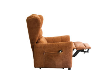 Posizione tv poltrona cardio relax per anziani con tavolino