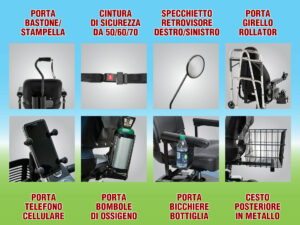 accessori scooter anziani disabili per esterno e terreni sconnessi