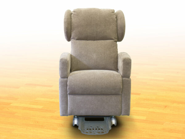 poltrona relax robotica disabili con appoggiapiedi allungato
