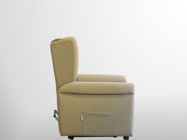 poltrona relax ventilata design profilo laterale