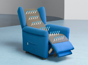 poltrona relax ventilata rinfrescante riscaldante per anziani