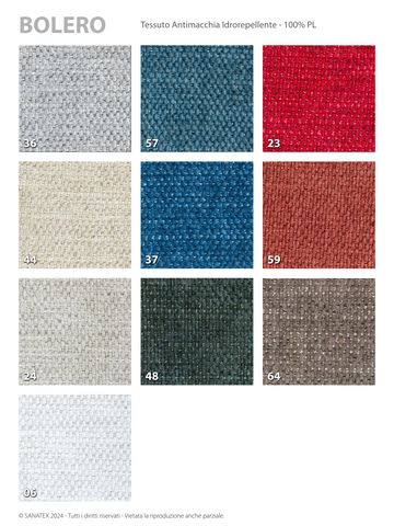 rivestimenti poltrone relax Bolero - tessuto antimacchia